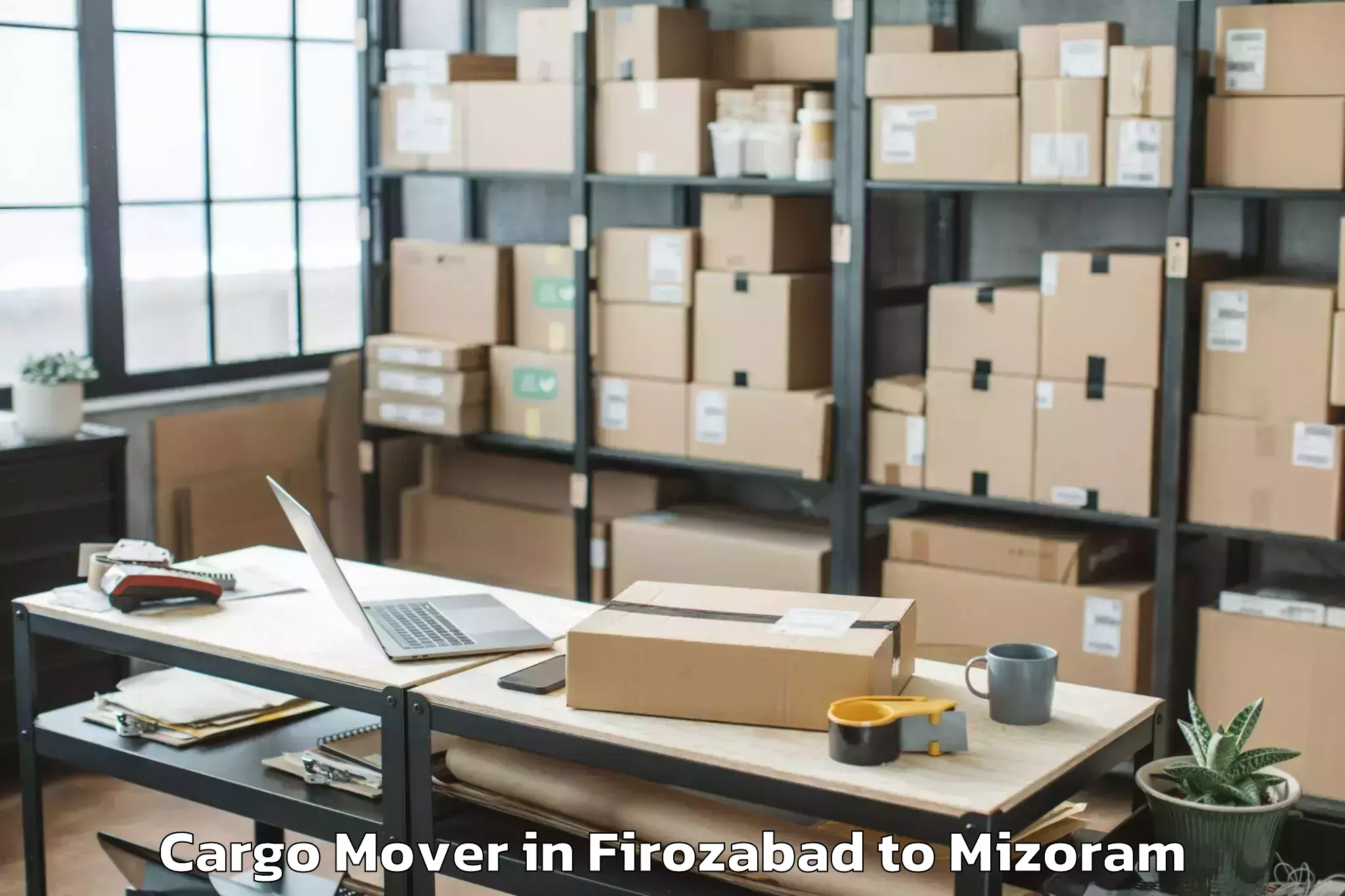 Top Firozabad to Khawbung Cargo Mover Available